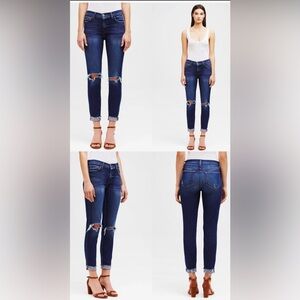L'AGENCE “Rachel” High Rise Slim Jeans - Diamond Destruct - Size 25 - NEW